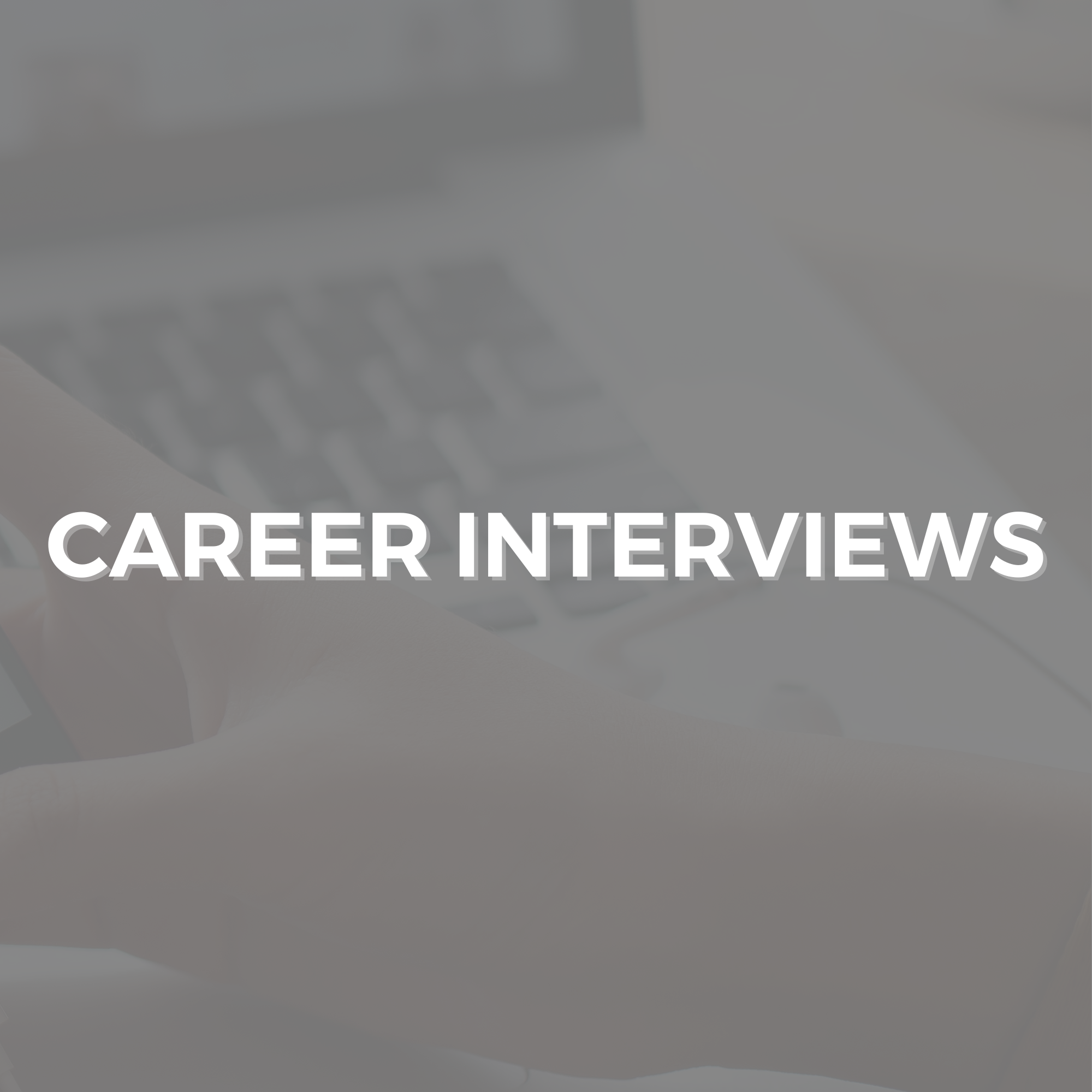 Career Interviews Icon Grey