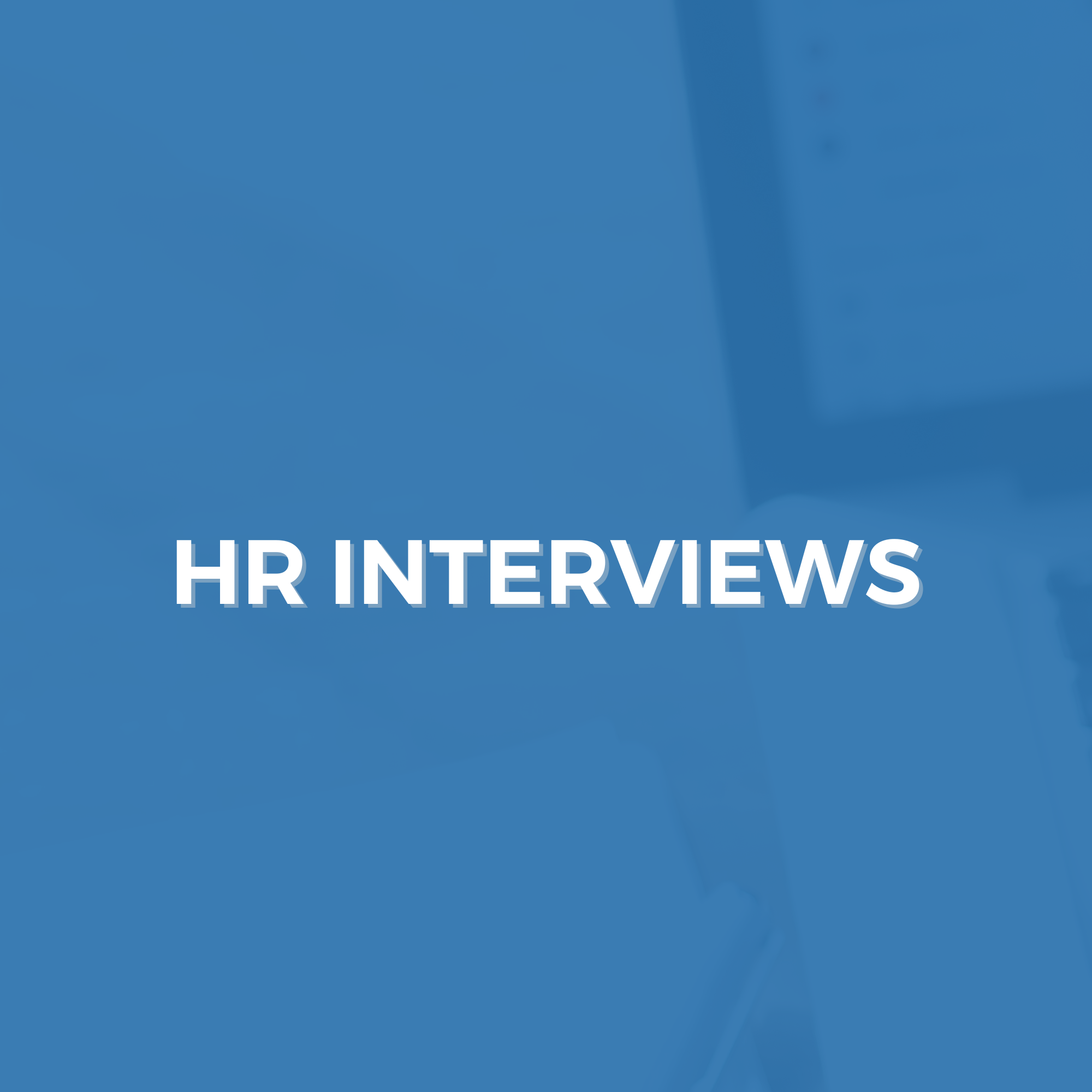 HR Interviews Icon Blue