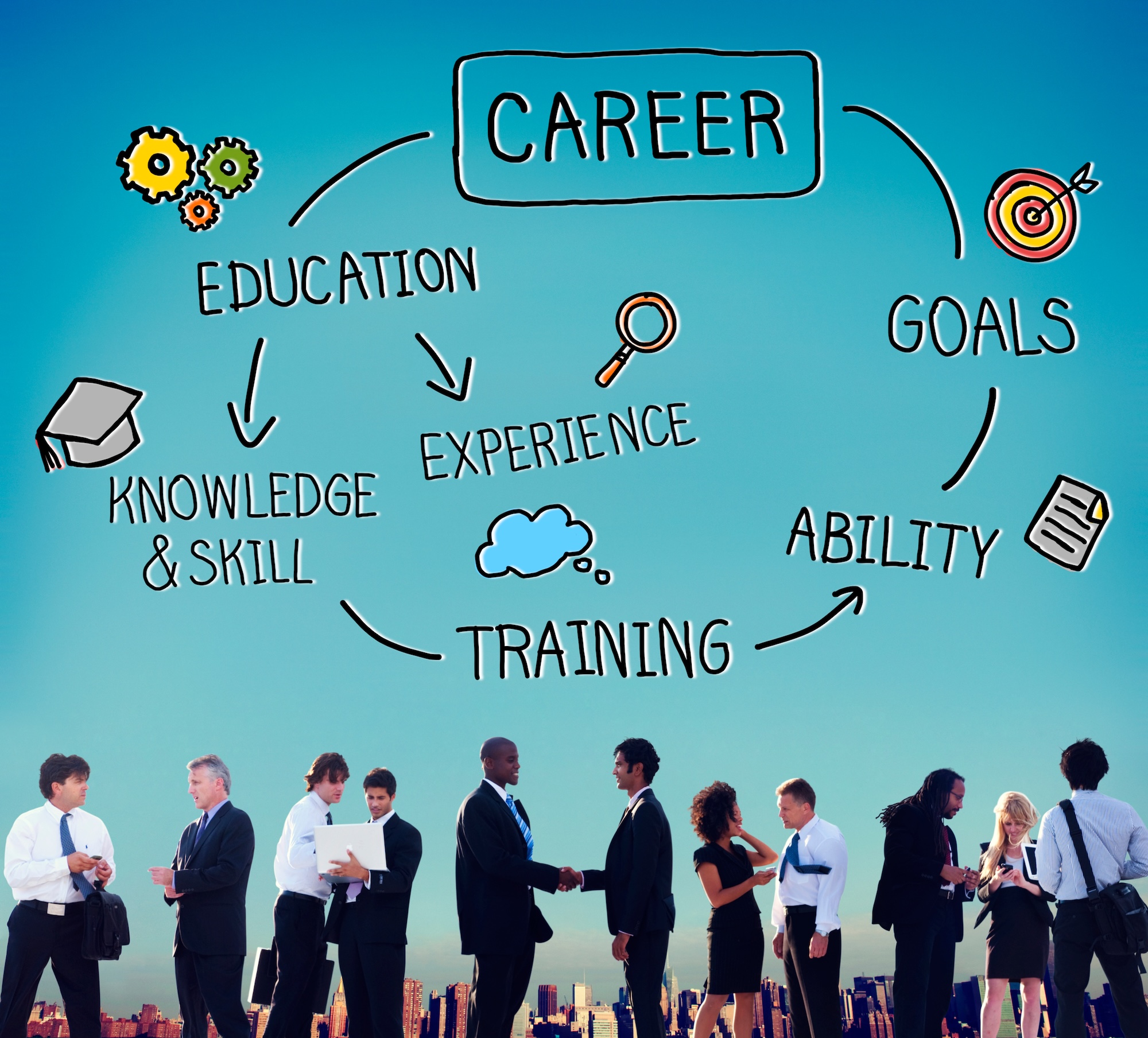 Career Job Goal Expertise Skill Talent Concept